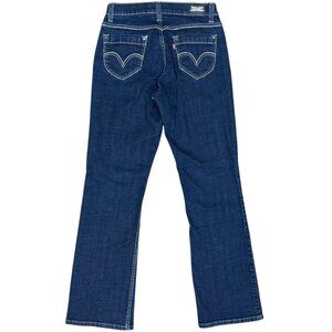 EUC Women's LEVI'S 529‎ Curvy Bootcut Jeans Contrast Stitching | Size 8/29